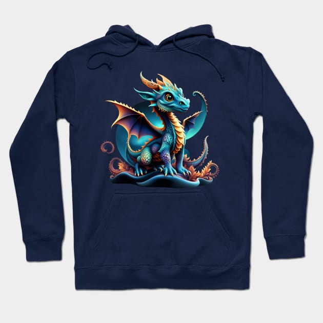 Baby Dragon of the Wind Hoodie by ManuLuce